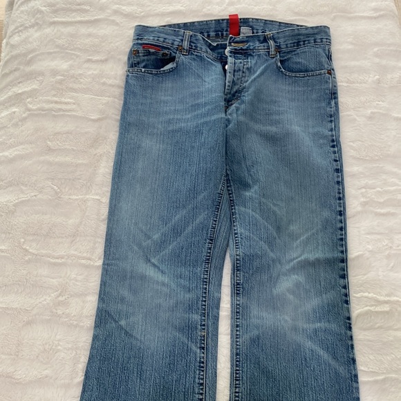 Vintage Button Fly Raw Hem Jeans - Picture 4 of 10